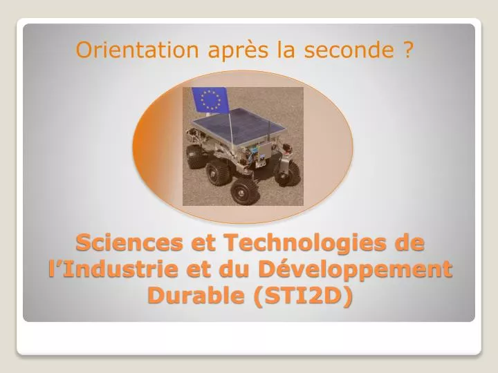 sciences et technologies de l industrie et du d veloppement durable sti2d