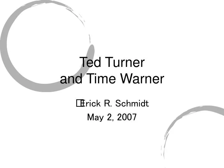 ted turner and time warner