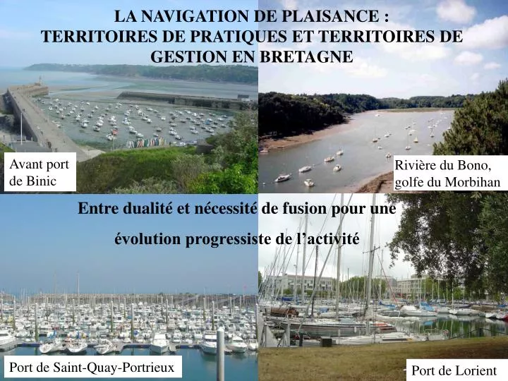 la navigation de plaisance territoires de pratiques et territoires de gestion en bretagne