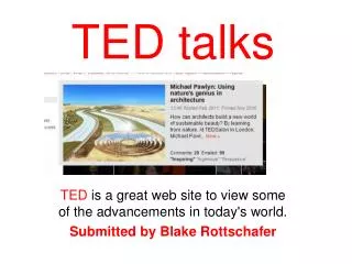 TED talks