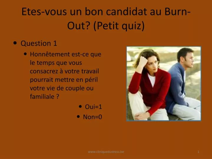 etes vous un bon candidat au burn out petit quiz