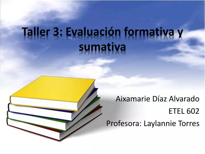 taller 3 evaluaci n formativa y sumativa