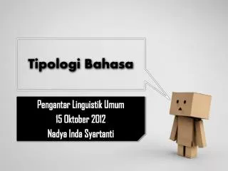 tipologi bahasa