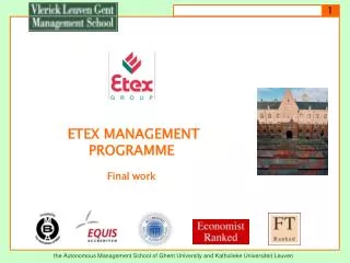 ETEX MANAGEMENT PROGRAMME Final work