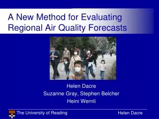 A New Method for Evaluating Regional Air Quality Forecasts