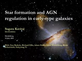 Star formation and AGN regulation in early-type galaxies