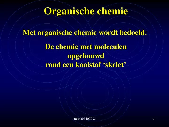 organische chemie