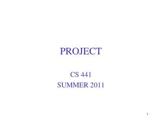 PROJECT