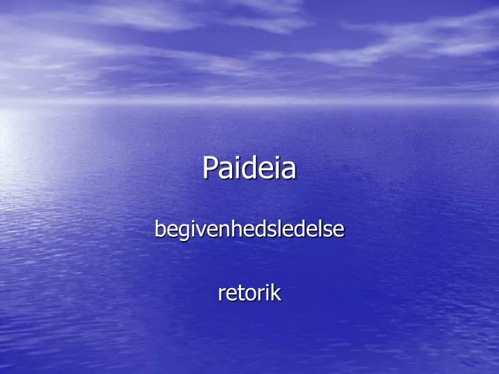 paideia