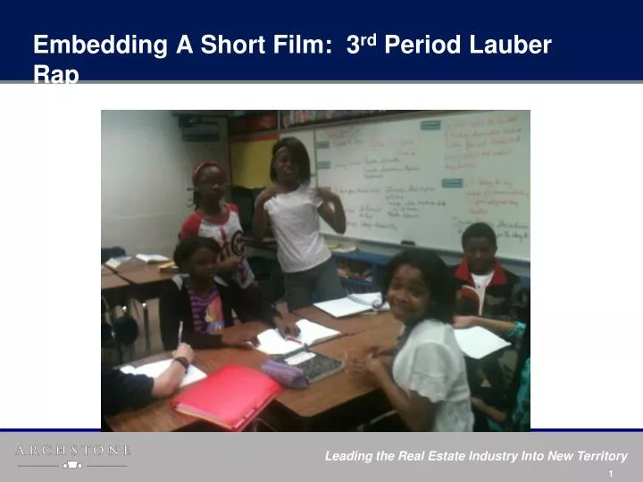 embedding a short film 3 rd period lauber rap