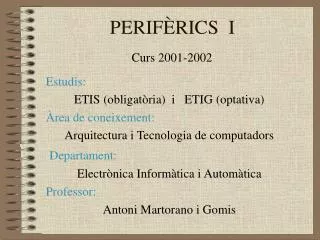 perif rics i