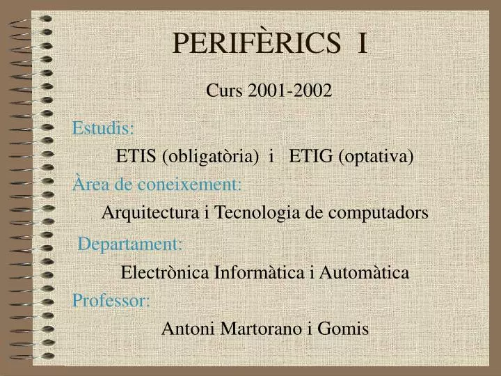 perif rics i