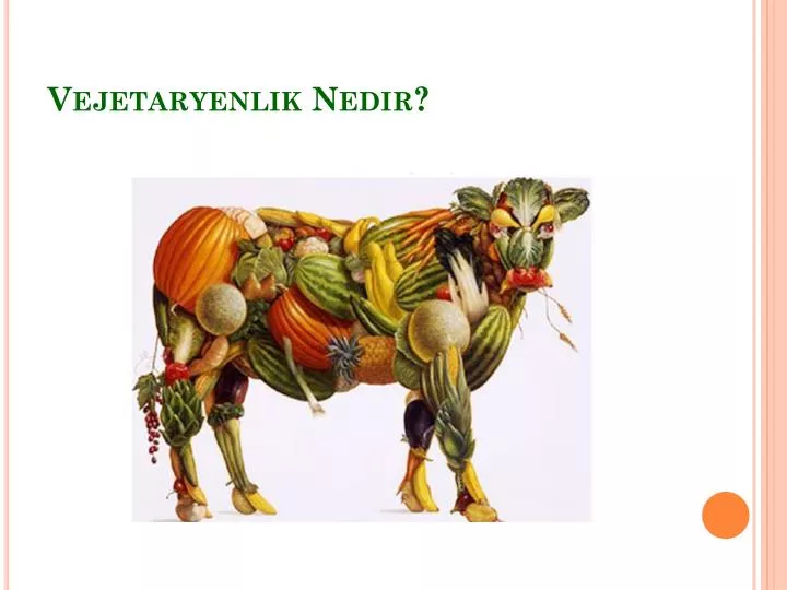 vejetaryenlik nedir