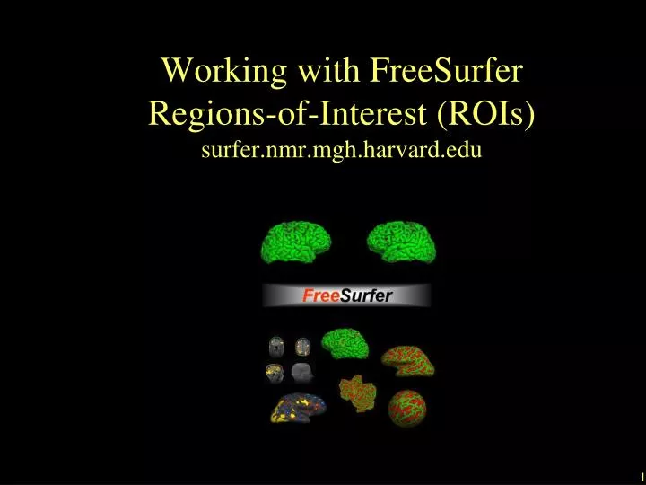 working with freesurfer regions of interest rois surfer nmr mgh harvard edu