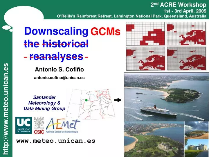 downscaling the historical reanalyses