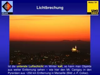 Lichtbrechung