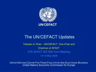 The UN/CEFACT Updates