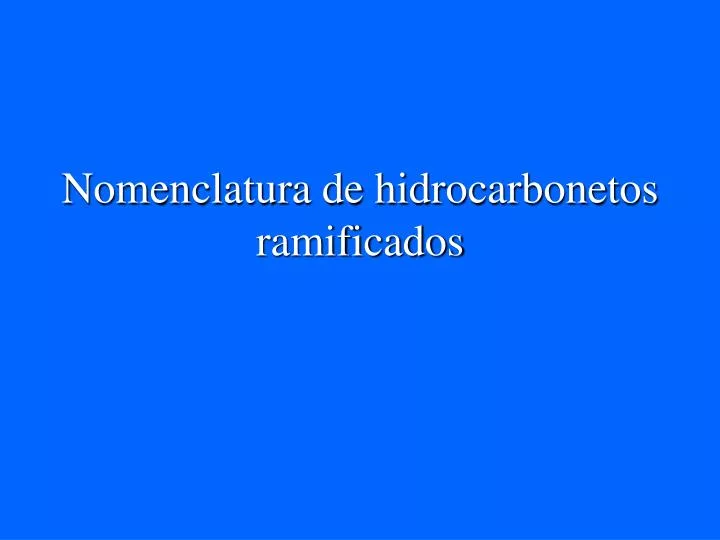 Nomenclatura