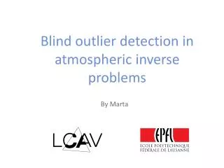 Blind outlier detection in atmospheric inverse problems