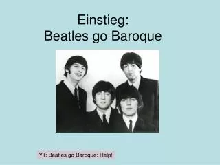 einstieg beatles go baroque