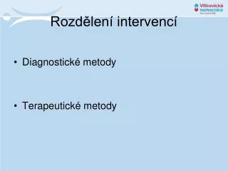 rozd len intervenc