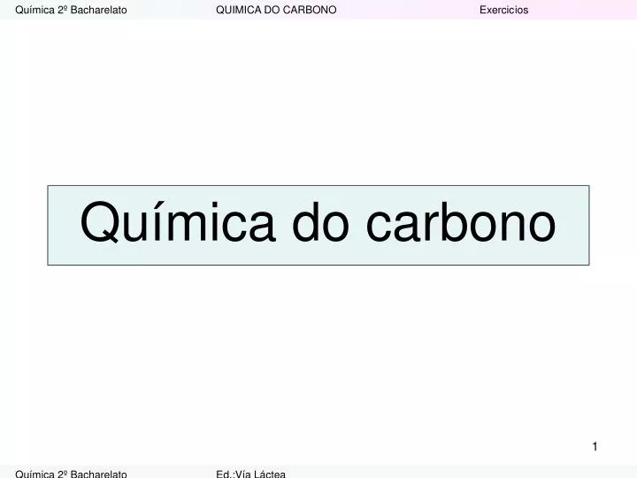 qu mica do carbono
