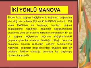 k y nl manova