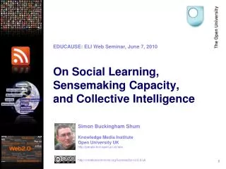 On Social Learning, Sensemaking Capacity, and Collective Intelligence