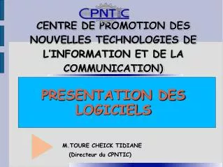 m toure cheick tidiane directeur du cpntic