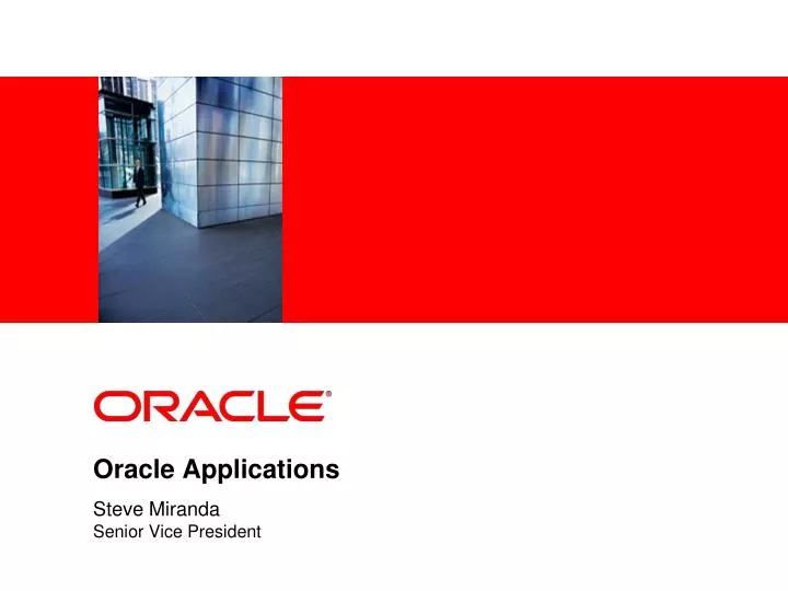 oracle applications