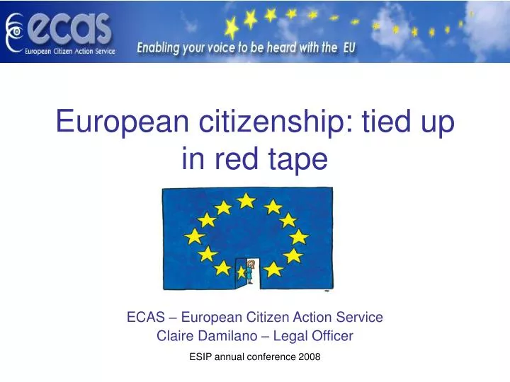 european citizenship tied up in red tape
