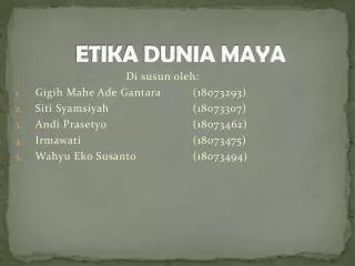 etika dunia maya