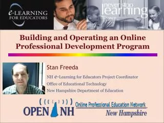 Building and Operating an Online Professional Development Program