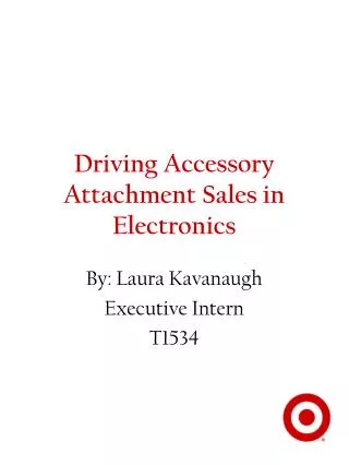 Driving Accessory Attachment Sales in Electronics