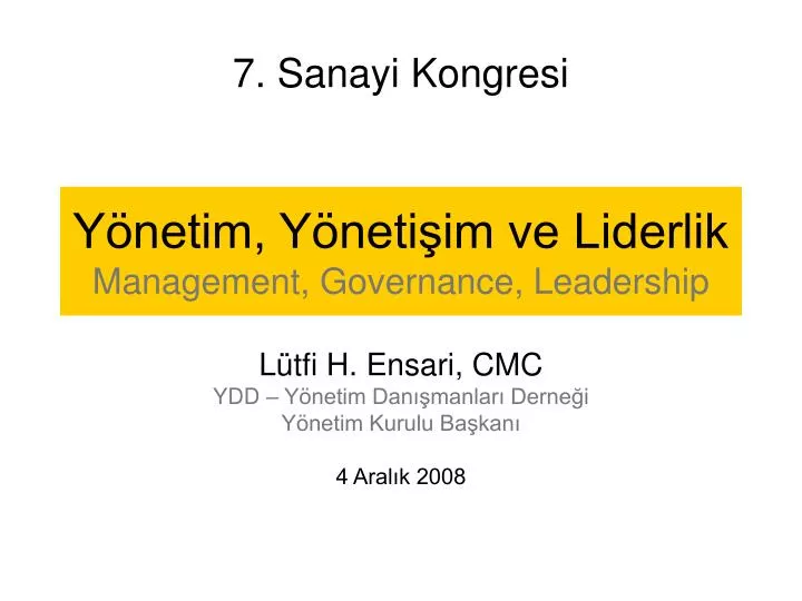 y netim y neti im ve liderlik management governance leadership