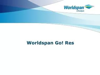 worldspan go res