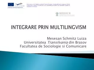 integrare prin multilingvism