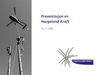 presentasjon av haugaland kraft