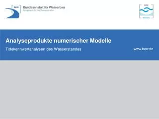 analyseprodukte numerischer modelle
