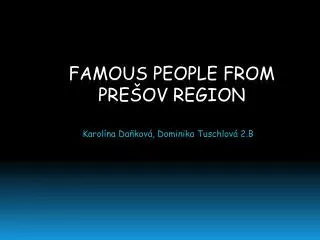 karol na da kov dominika tuschlov 2 b
