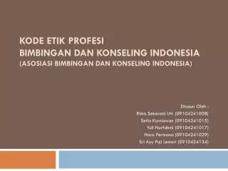 PPT - Bimbingan Dan Konseling PowerPoint Presentation, Free Download ...