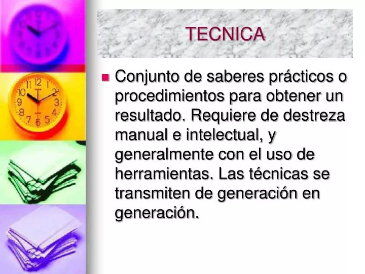 tecnica