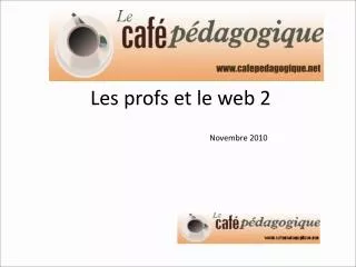 les profs et le web 2