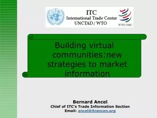 Building virtual communities:new strategies to market information