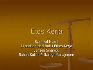 etos kerja