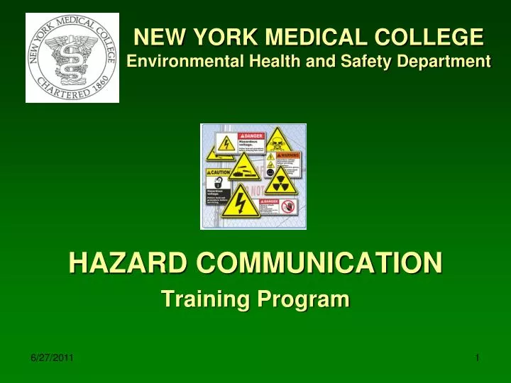 new york medical college environmental health and safety department