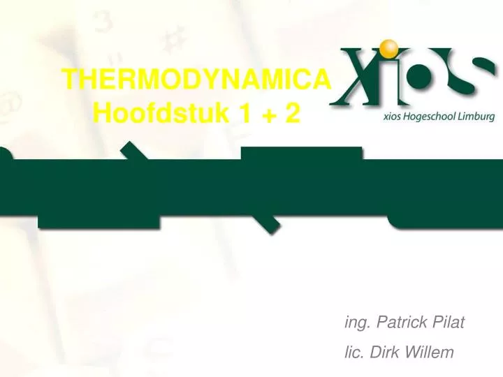 thermodynamica hoofdstuk 1 2