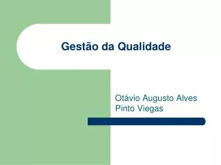 gest o da qualidade