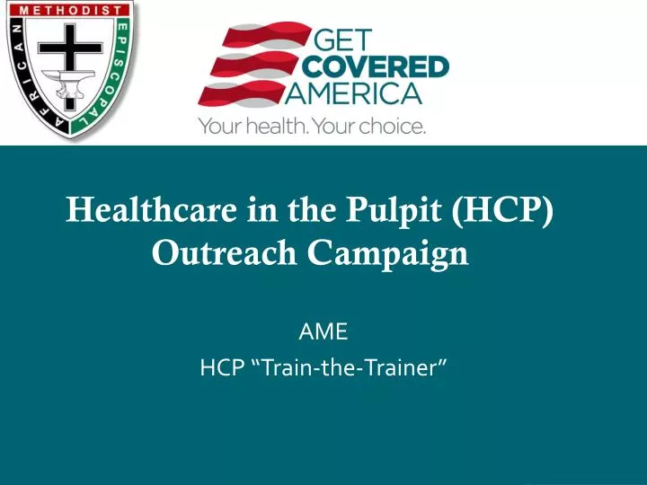 healthcare in the pulpit hcp outreach campaign