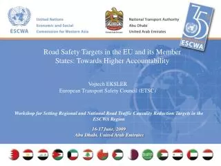 Vojtech EKSLER European Transport Safety Council (ETSC)